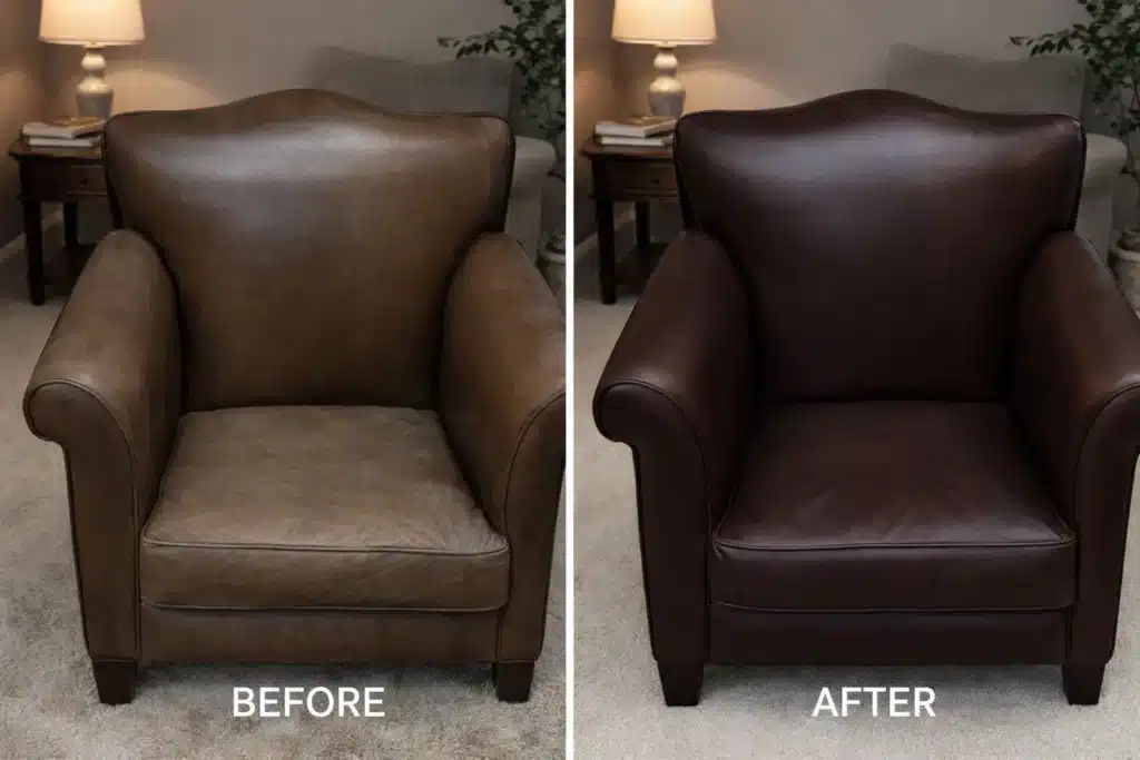 Leather furniture cleaning service in longisland