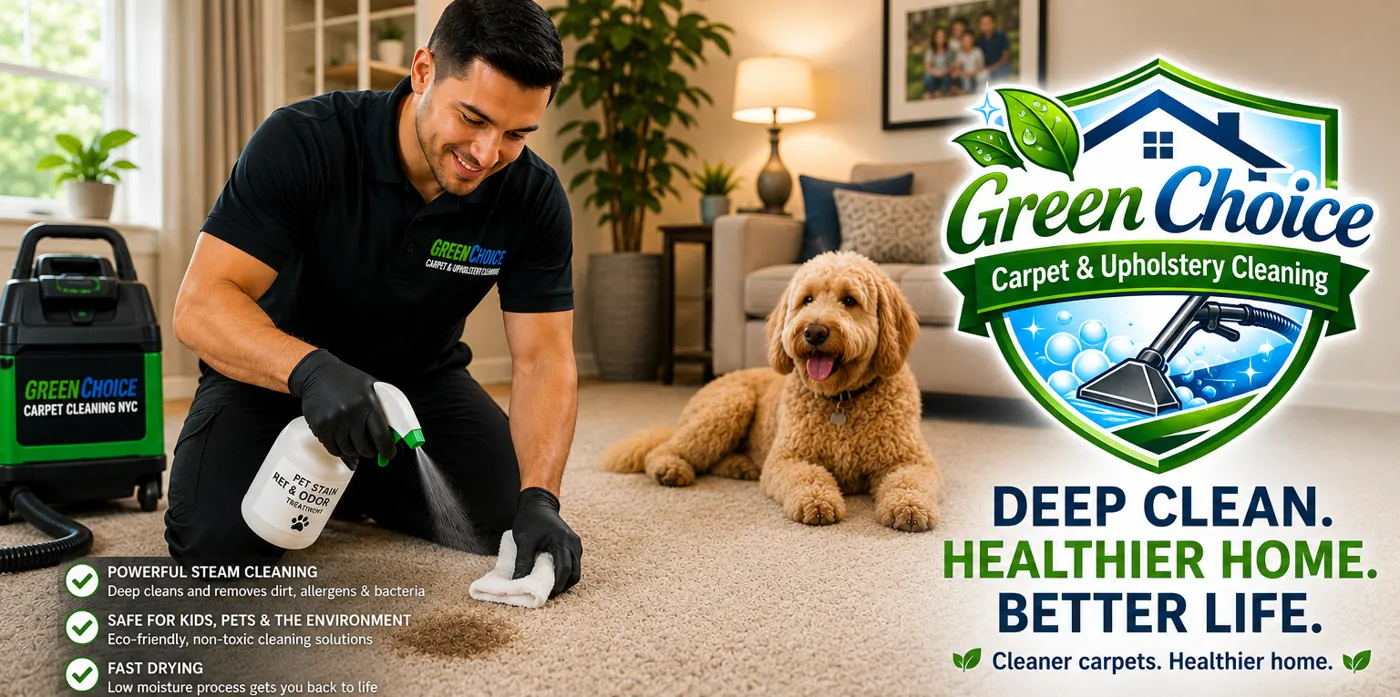 Pet Stain & Odor Removal on Long Island by Green Choice